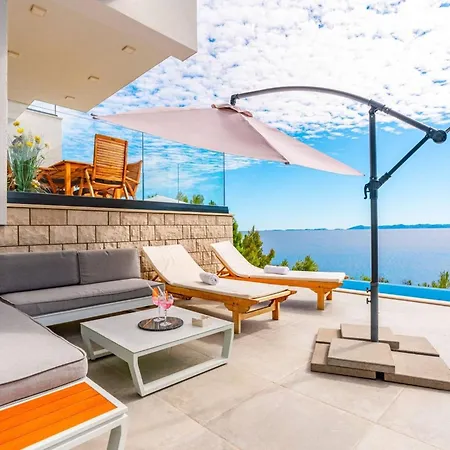 Luxury Seafront Blue Planet Korcula With Pool *
