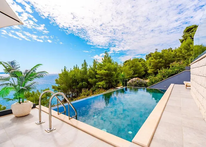Luxury Seafront Blue Planet Korcula With Pool Villa