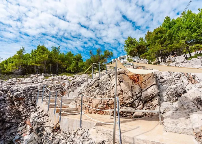 فيلة Luxury Seafront Blue Planet Korcula With Pool