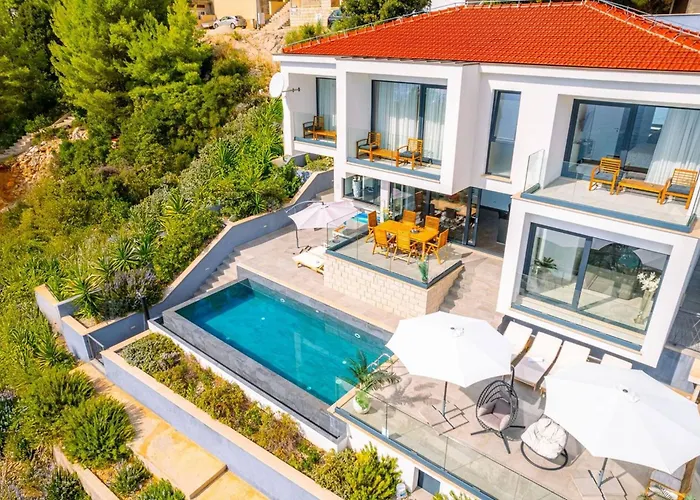 Luxury Seafront Blue Planet Korcula With Pool Villa