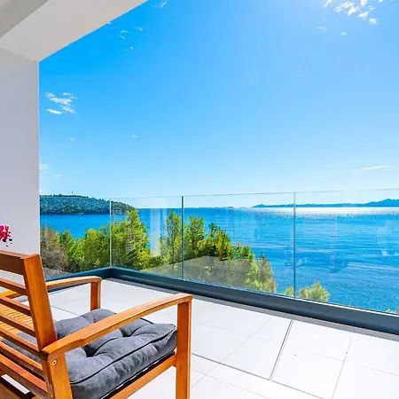 Luxury Seafront Blue Planet Korcula With Pool *