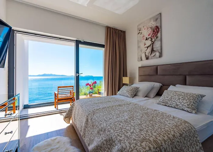 Luxury Seafront Blue Planet Korcula With Pool Villa *