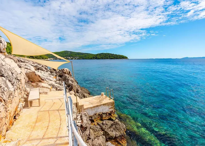 Luxury Seafront Blue Planet Korcula With Pool