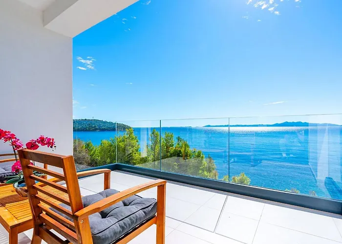 Luxury Seafront Blue Planet Korcula With Pool *