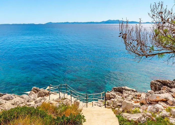 Luxury Seafront Blue Planet Korcula With Pool Villa