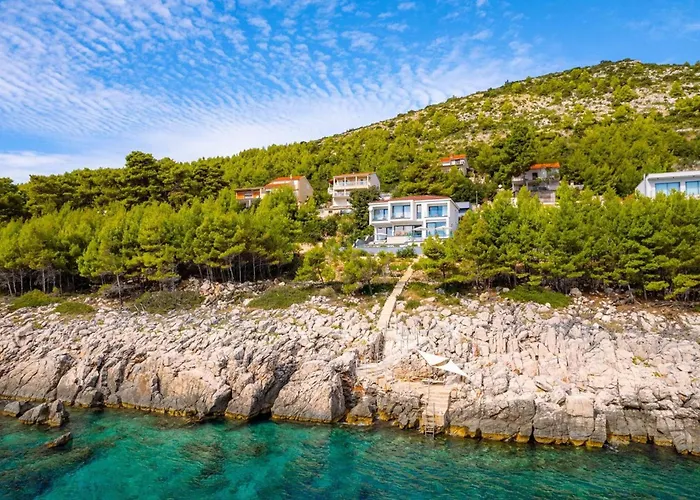 Luxury Seafront Blue Planet Korcula With Pool Villa